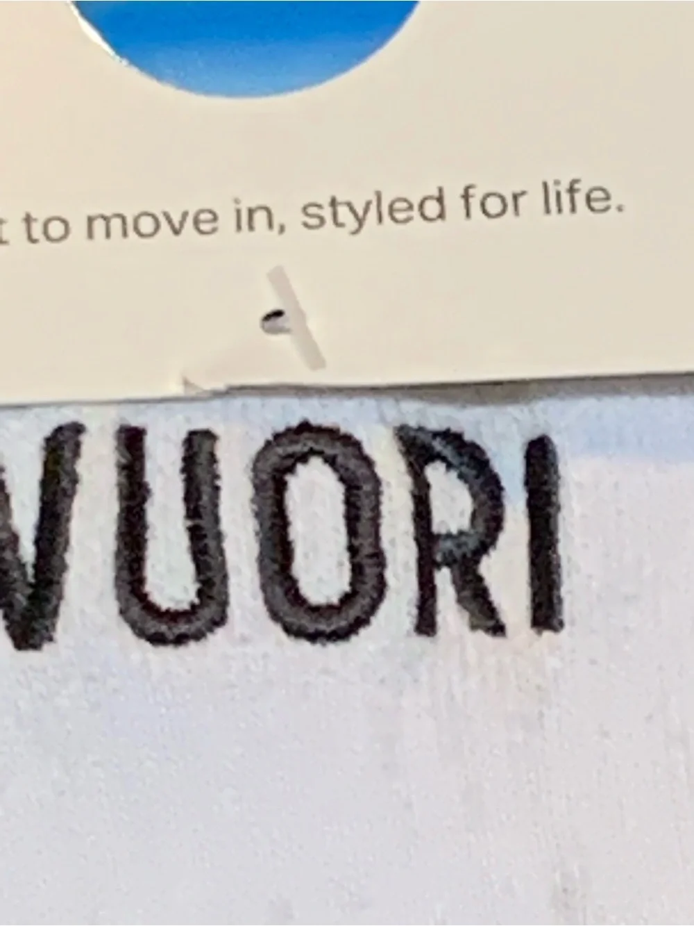 Vuori Crew Sock 2.0 M 6-8.5 W 8-10.5 White